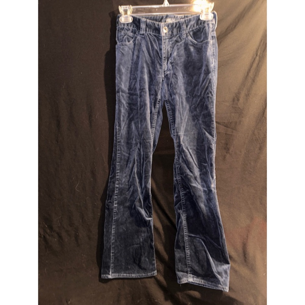 Gap Blue Velvet Vintage Boot Cut Stretch Jeans Size 1